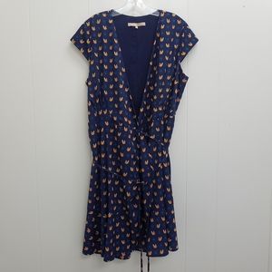 Hutch Squirrel Print Wrap Dress